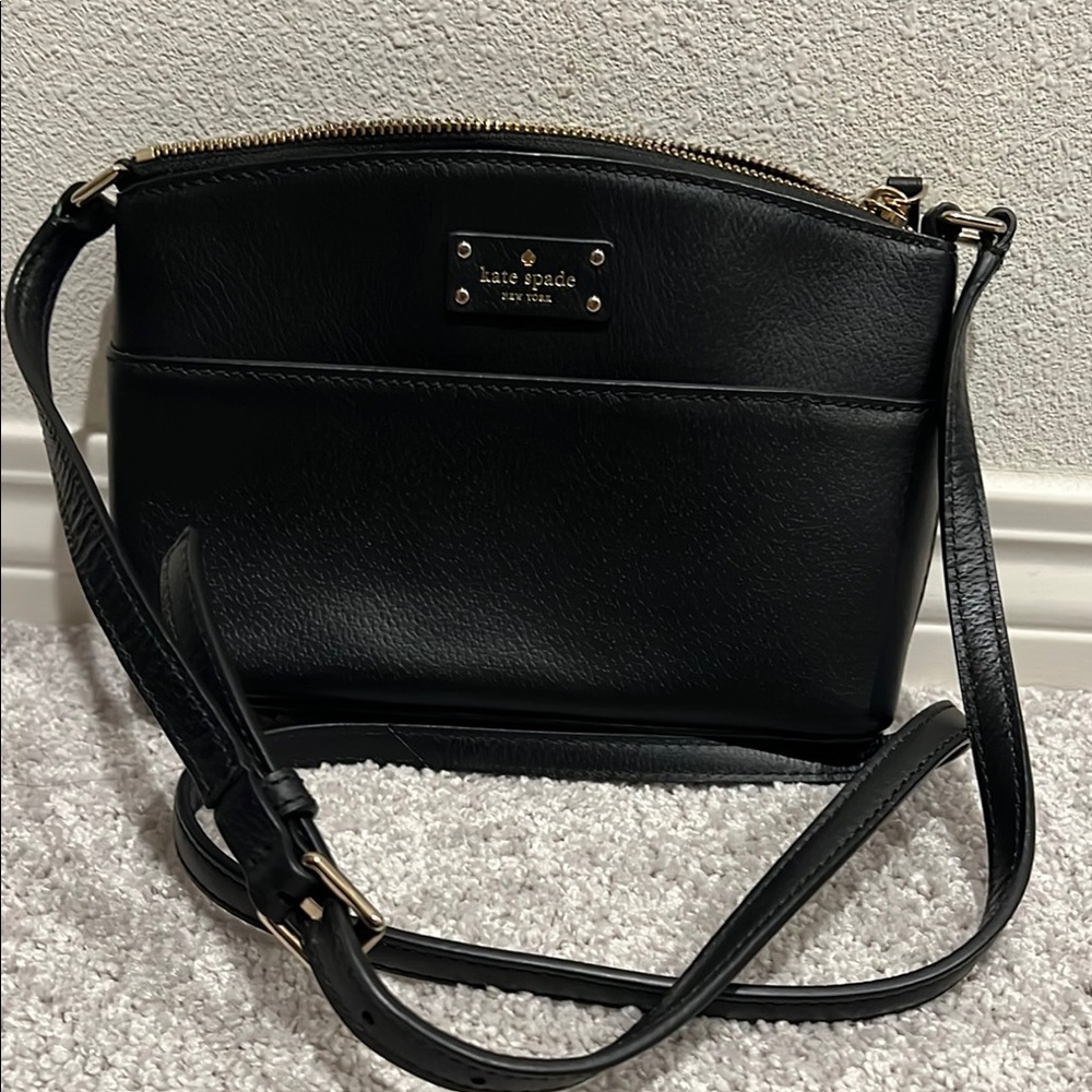 Kate Spade Black Leather Crossbody Bag